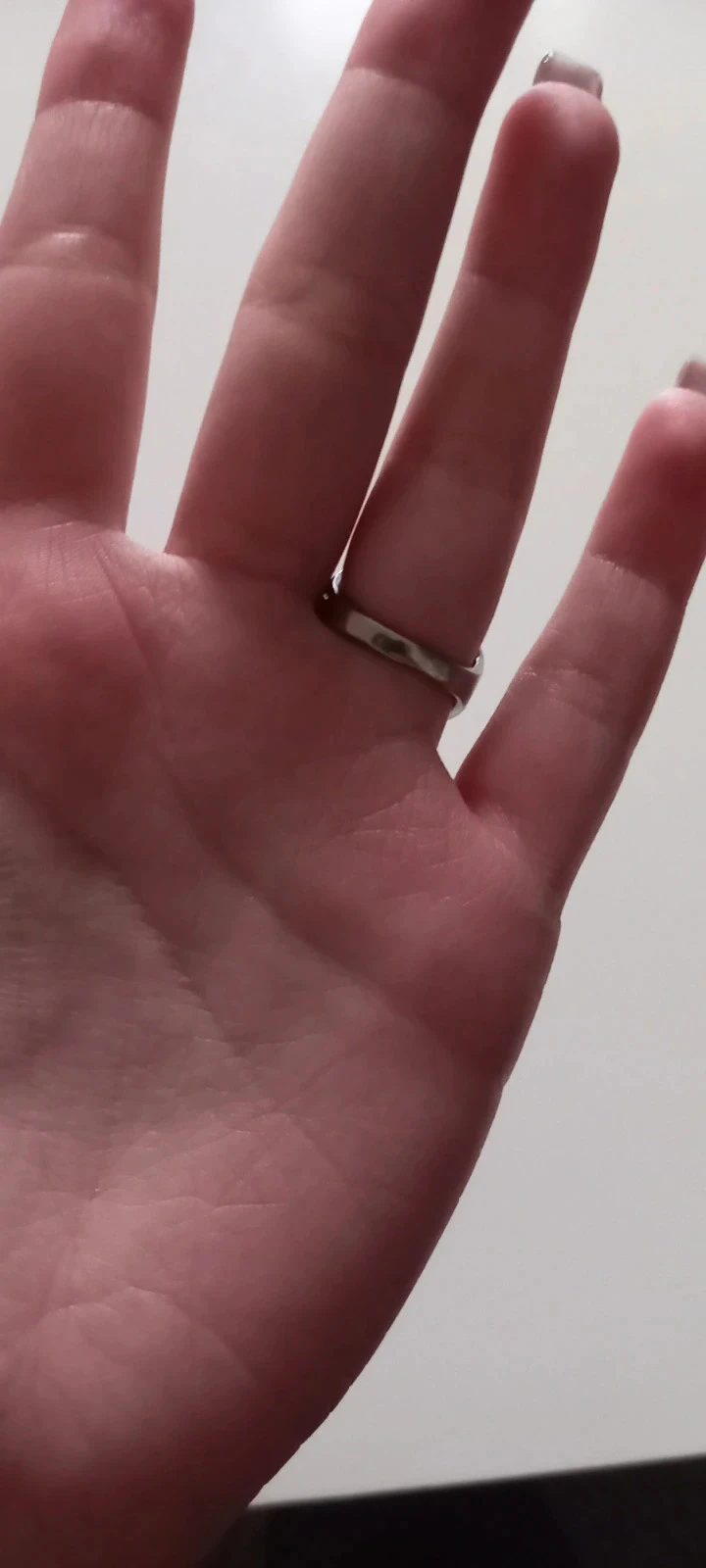 Bague noire et argentée vintage – photo 3